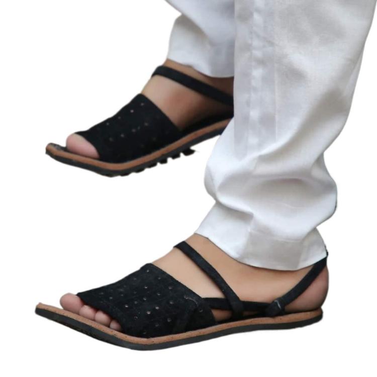 Balochi Chapals Saber Leather