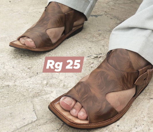 Kohati Chappal / Sandal – Gents – Genuine Leather –BaberSher