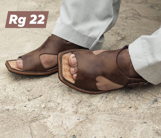 Kohati Chappal / Sandal – Gents – Genuine Leather –Rg22