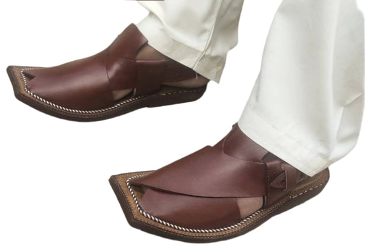 Grezer karachi chapals Mustered Coloure-Rg31