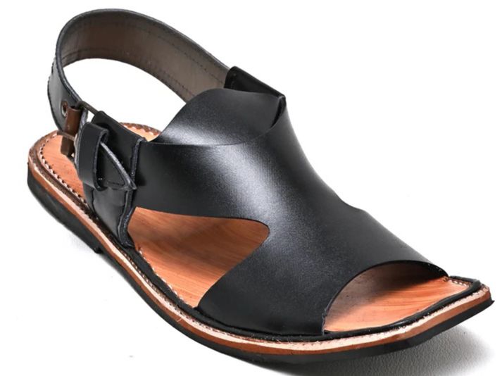 Kohati Chappal / Sandal – Gents – Genuine Leather – Black