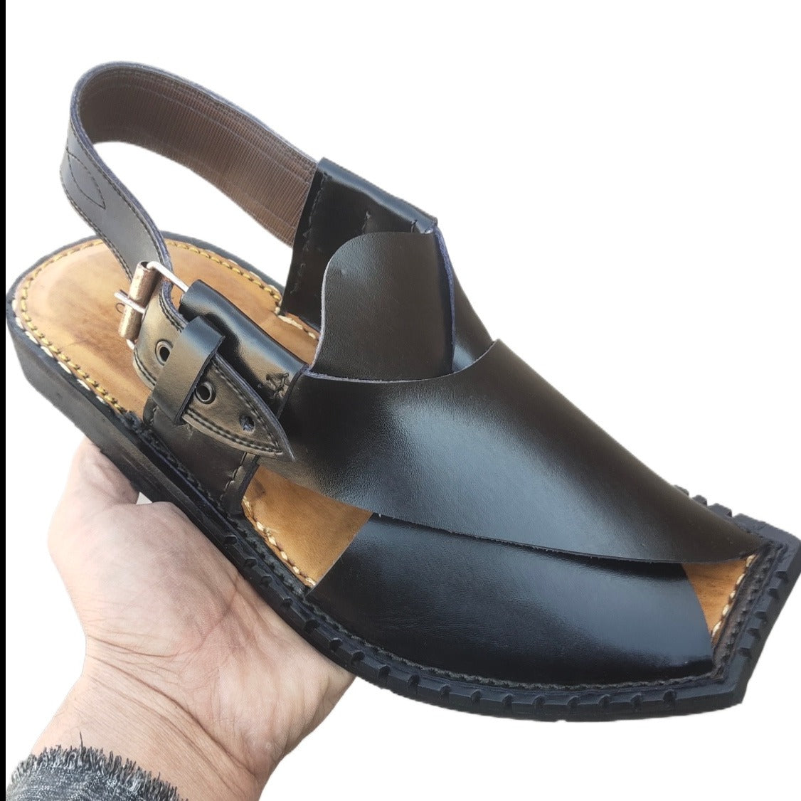 New Peshawari Kingra Chapal Black