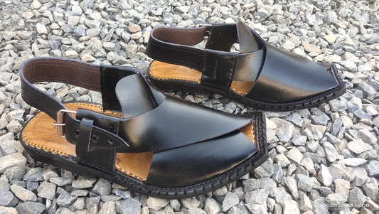 New Peshawari Kingra Chapal Black
