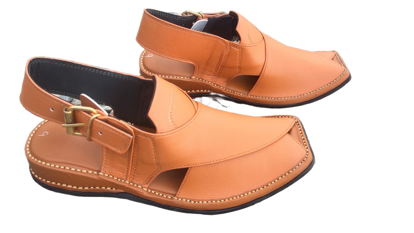 Peshawari Zalmi chapals Orange Color