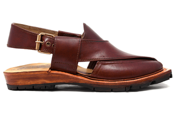 Norozi Chapals Mustered coloure Galma Leather Rg211