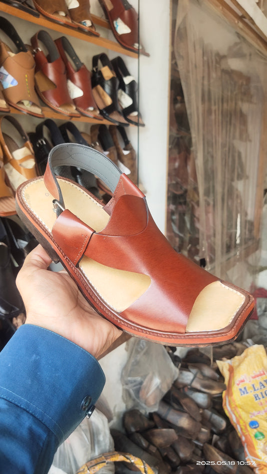 Kohati Chappal / Sandal – Gents – Genuine Leather -Rg26