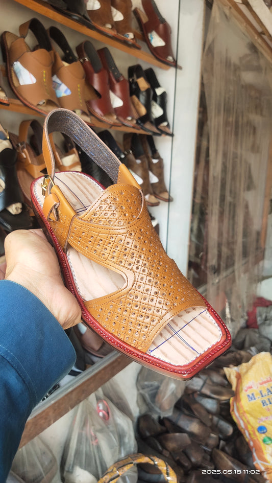 Kohati Chappal / Sandal – Gents – Genuine Leather -Rg29