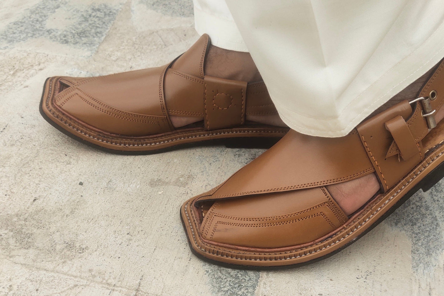 Thripal Gear Chappal / Sandal – Gents – orange