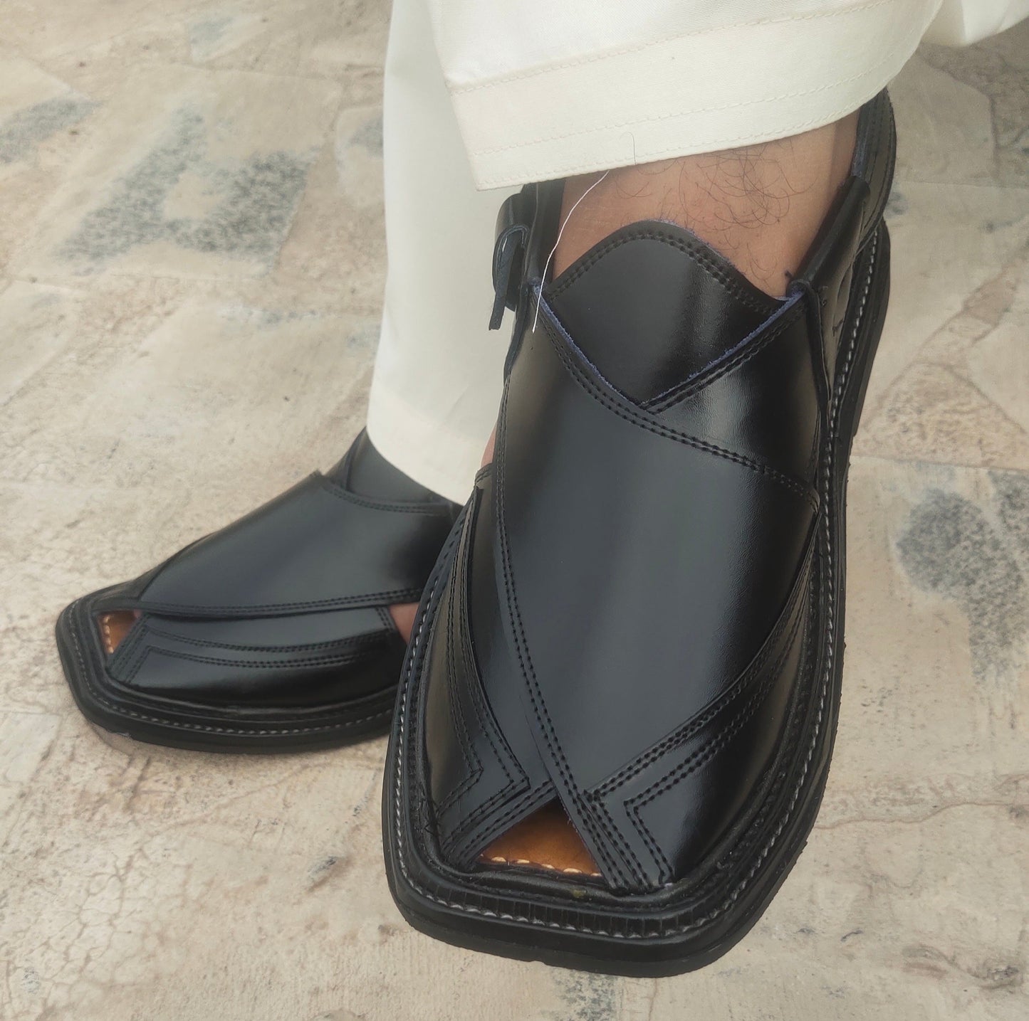 Thripal Gear Chappal / Sandal – Gents – Black