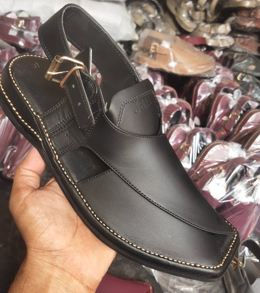 Peshawari Zalmi chapals Black
