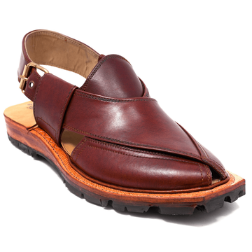 Norozi Chapals Mustered coloure Galma Leather Rg211
