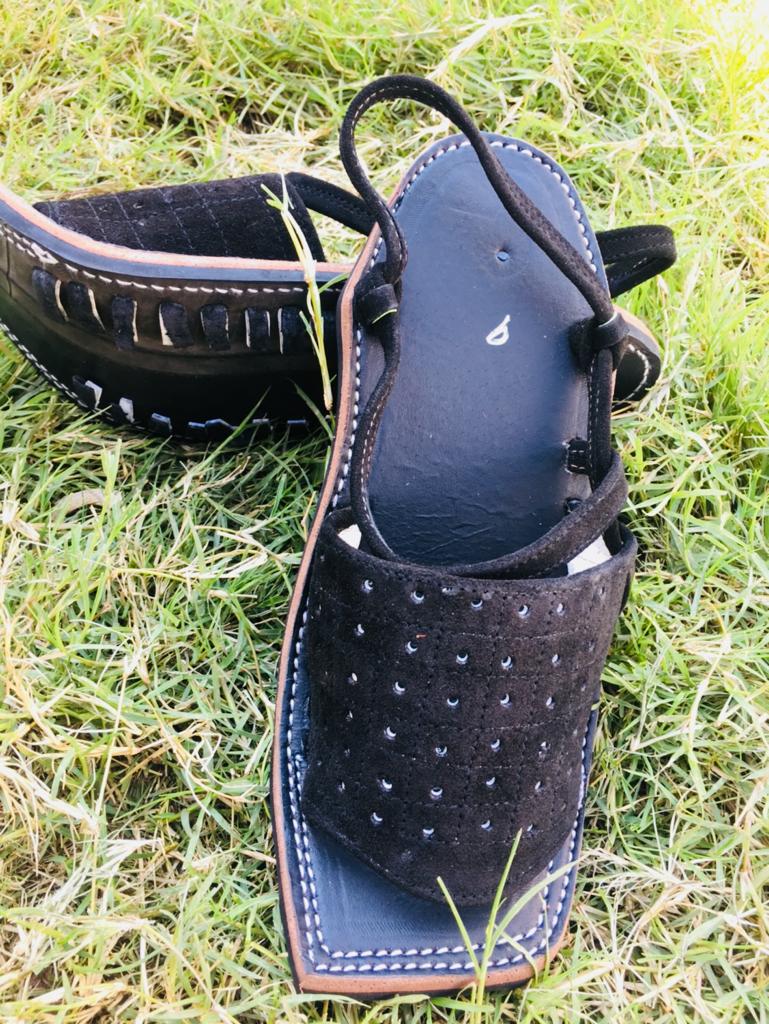 Balochi Chapals Saber Leather