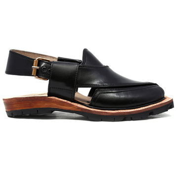 Norozi Chapals Mustered coloure Galma Leather Rg214
