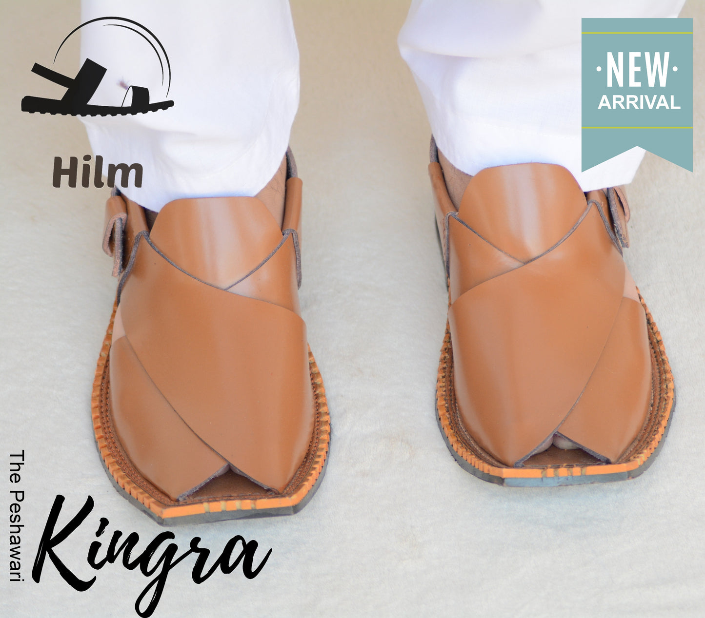 New Peshawari Kingra Chapal Yellow