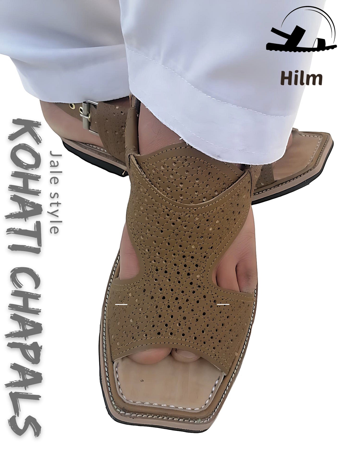 Kohati Chappal / Sandal – Gents – Genuine Leather -Rg30
