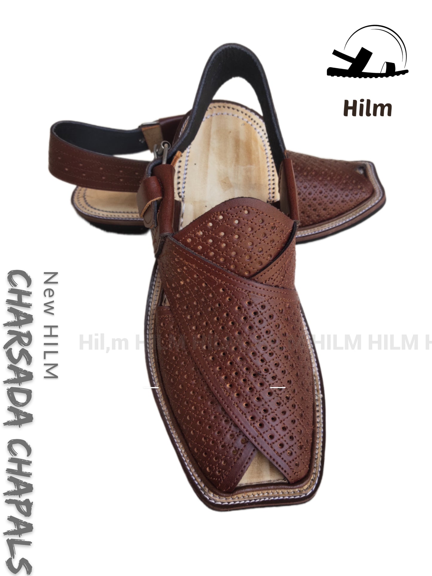 Charsada Chappal / Sandal – Gents-Jale – Genuine Leather –Mustered Rg 311