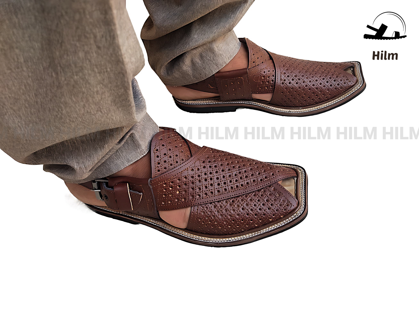 Charsada Chappal / Sandal – Gents-Jale – Genuine Leather –Mustered Rg 311