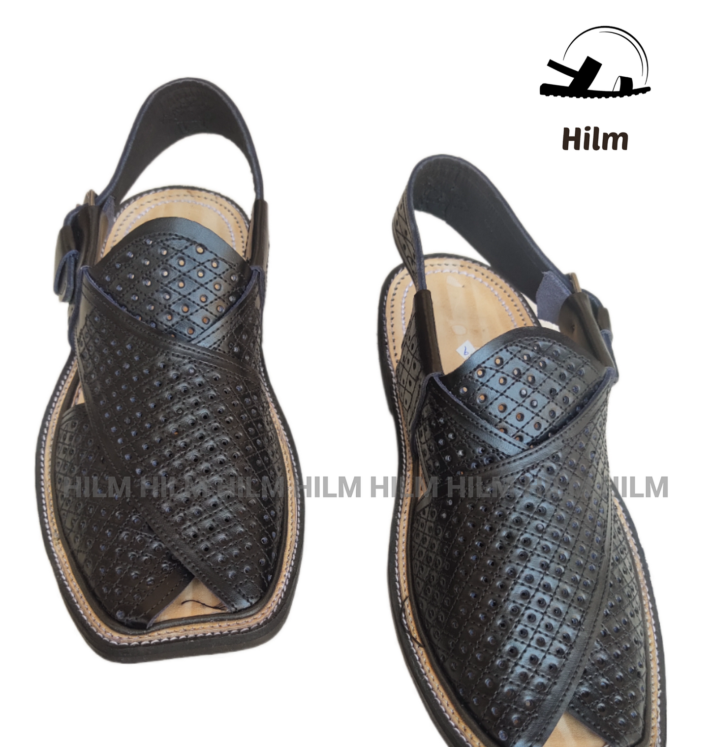 Charsada Chappal / Sandal – Gents-Jale wala – Genuine Leather –Mustered Rg 314