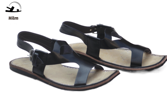 Kohati Chappal / Sandal  AYE(ank Style)– Gents – Genuine Shining Leather- Light Weight
