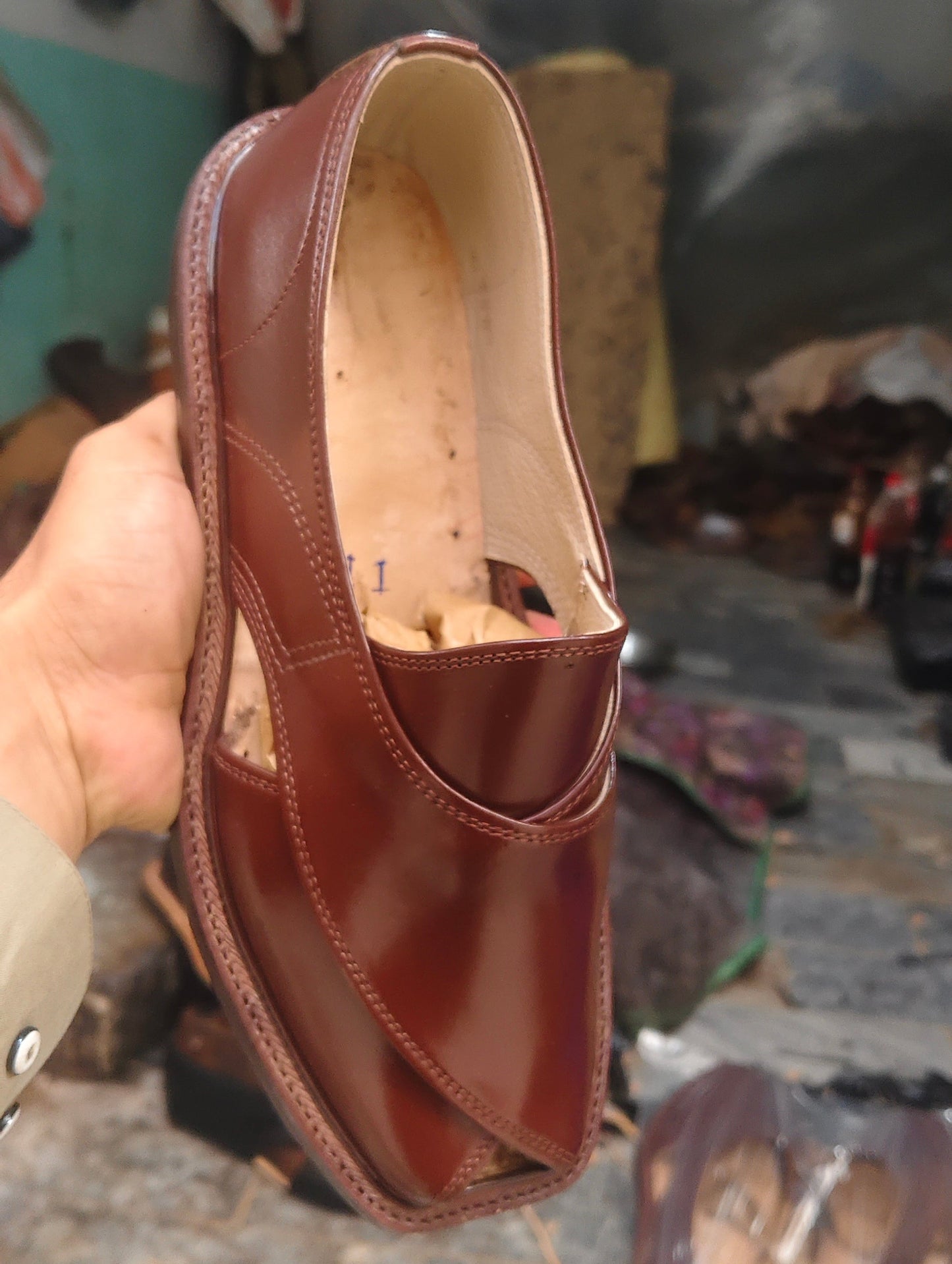 charsada Shoes Imli colors chapals  Mustered Rg7602
