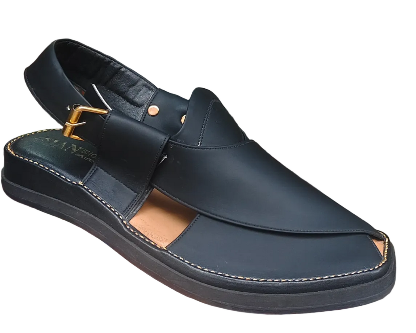 Peshawari GoGo  chapals black color