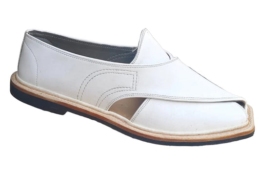 charsada Shoes chapals  White Colore (Pre-order booking only this white shoes)