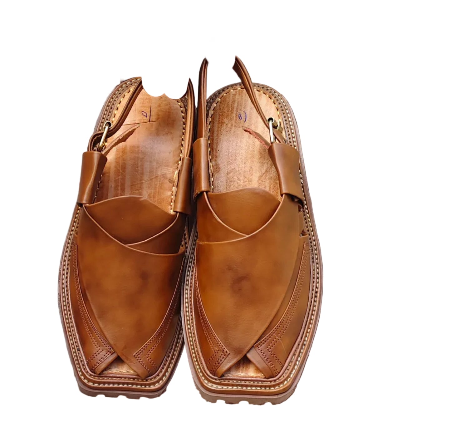 Peshawari chapals Sd Sole  Light weight Brown Shet Color